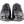 Load image into Gallery viewer, Black Leather School Shoes