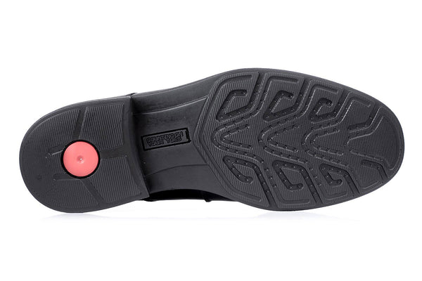 Black Leather School Shoes