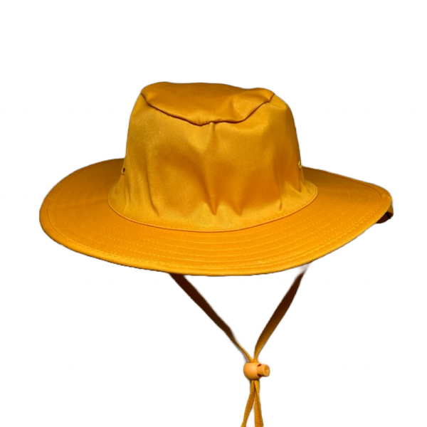 Wide Brim Hat - Gold